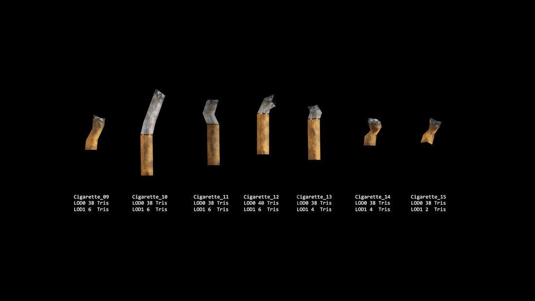 Sidewalk Debris & Trash - Cigarettes, Masks, Gum, Cans - Changelog