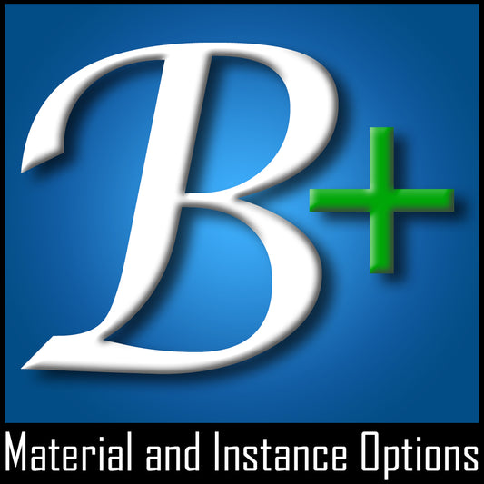 Blutility Plus - Material and Instance Options