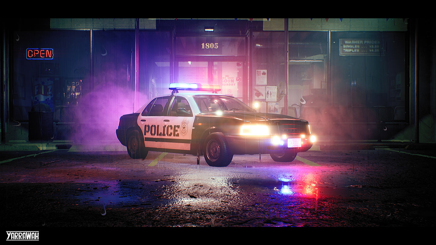 Vehicles - Police Car - Premium - Drivable and Interactable