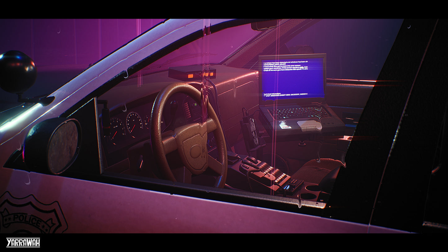 Vehicles - Police Car - Premium - Drivable and Interactable