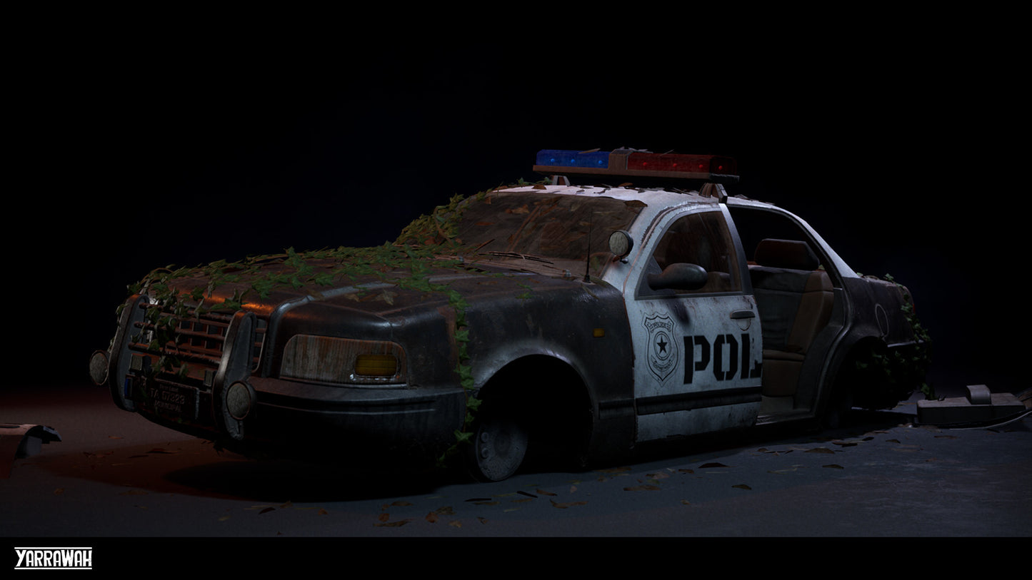 Vehicles - Police Car - Premium - Drivable and Interactable