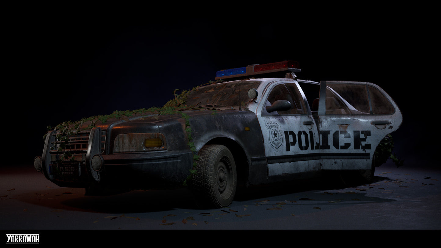 Vehicles - Police Car - Premium - Drivable and Interactable
