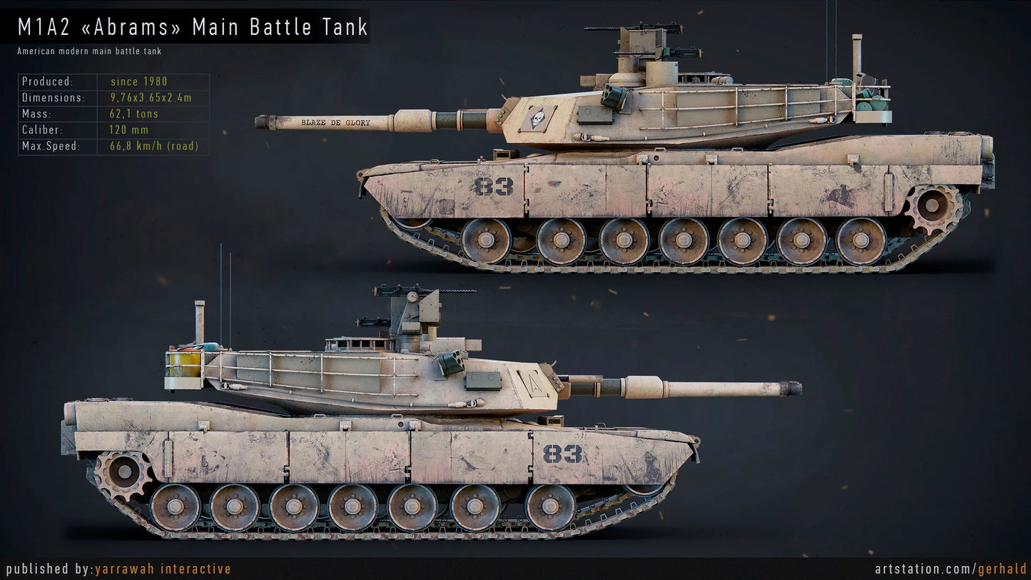 M1A2 Abrams - Advanced Tank Blueprint