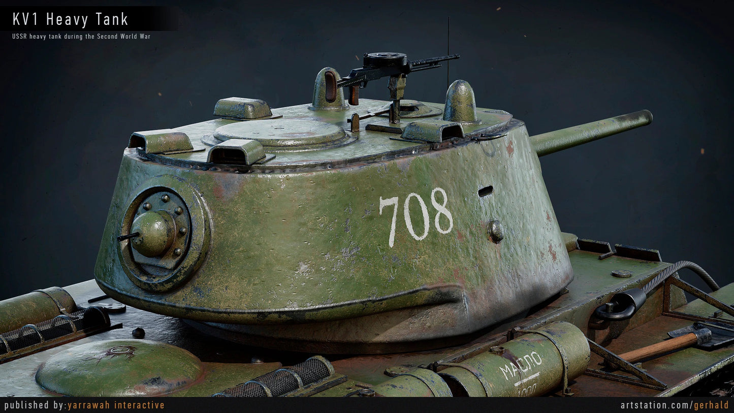 WW2 Tank - KV1 - Advanced Tank Blueprint