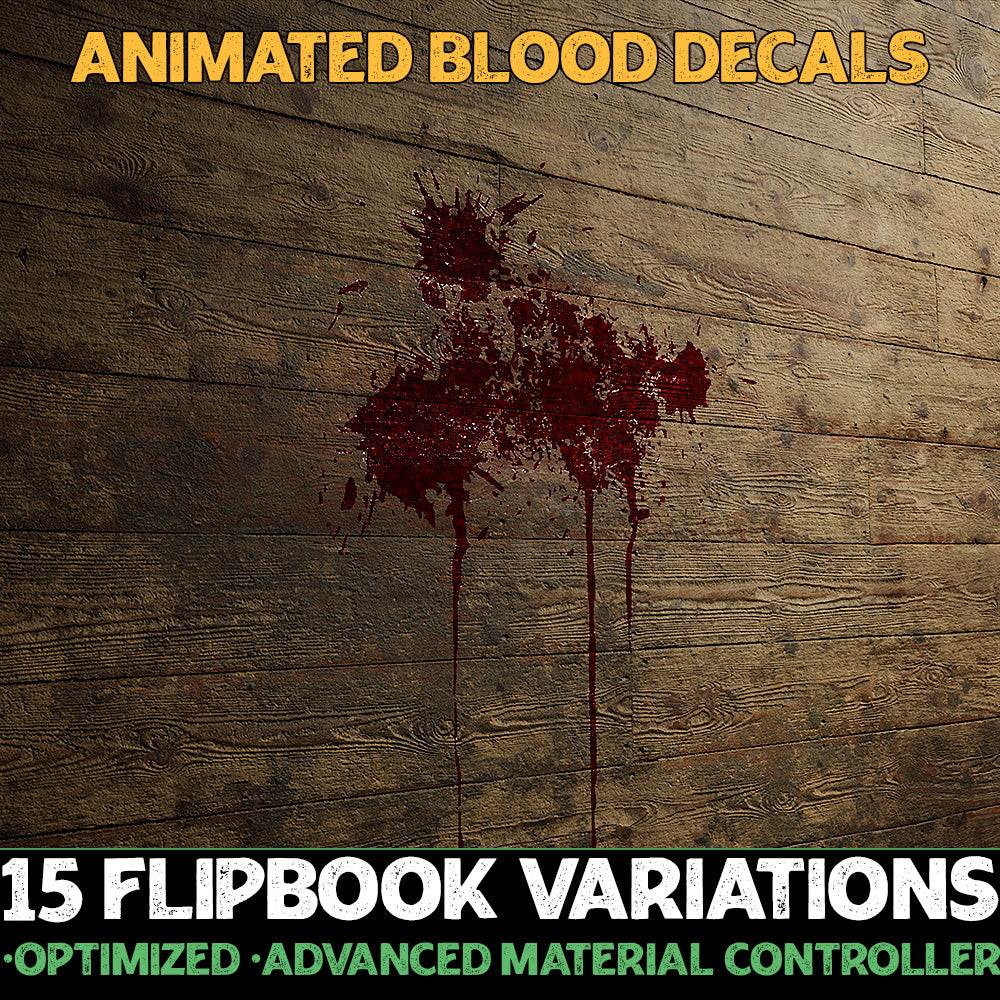 Effects - Animated Blood Decals - Realistic