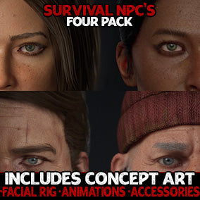 Survival NPC's - Four Pack