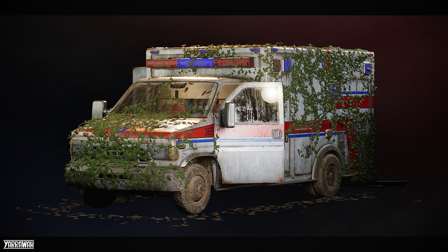 Vehicles - Ambulance - Premium - Drivable and Interactable