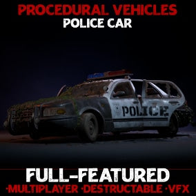 Vehicles - Police Car - Interactable