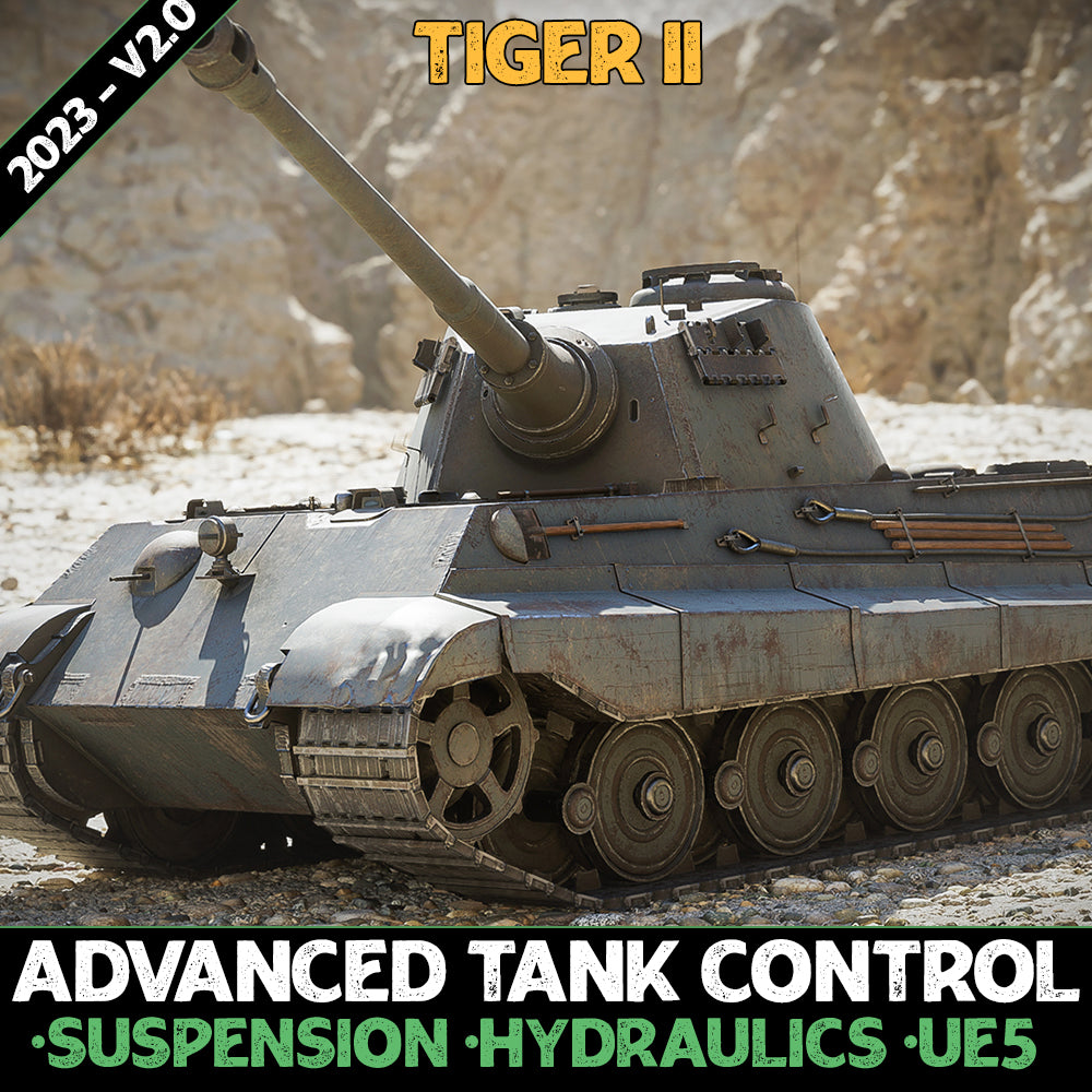 WW2 Tank - Tiger 2 - Advanced Tank Blueprint in Blueprints - UE Marketplace