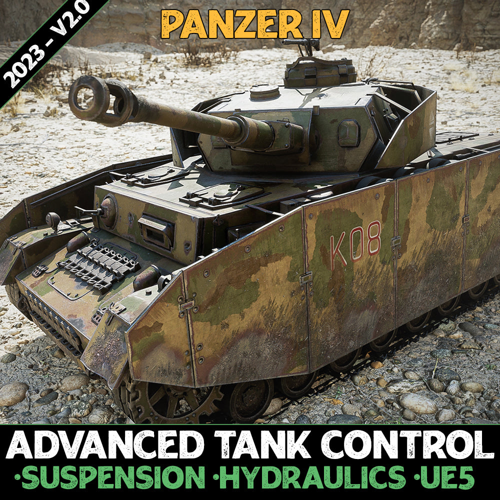 WW2 Tank - Panzer IV - Advanced Tank Blueprint