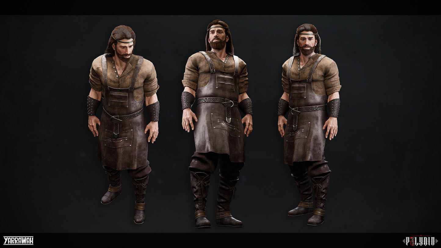 Modular Blacksmith - Male Humans - Fantasy Collection