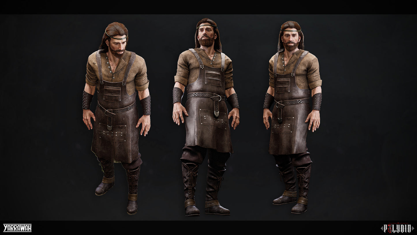 Modular Blacksmith - Male Humans - Fantasy Collection