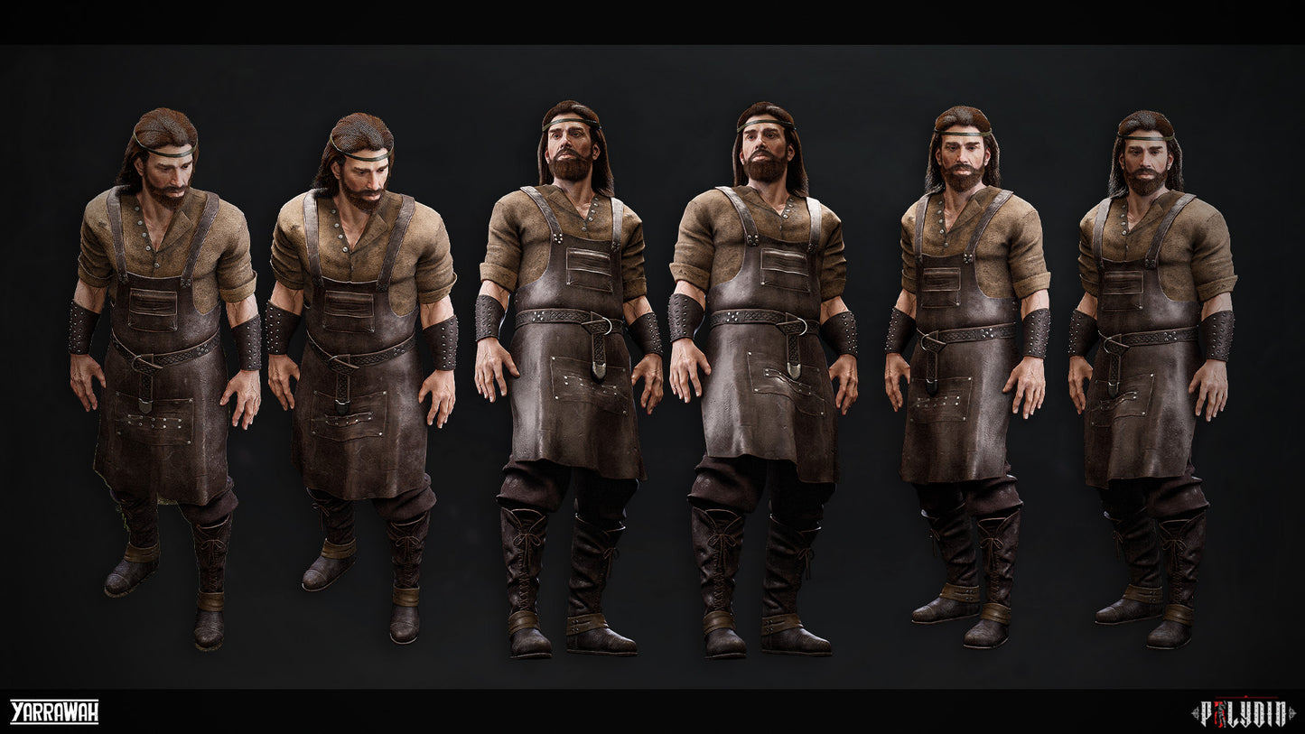 Modular Blacksmith - Male Humans - Fantasy Collection