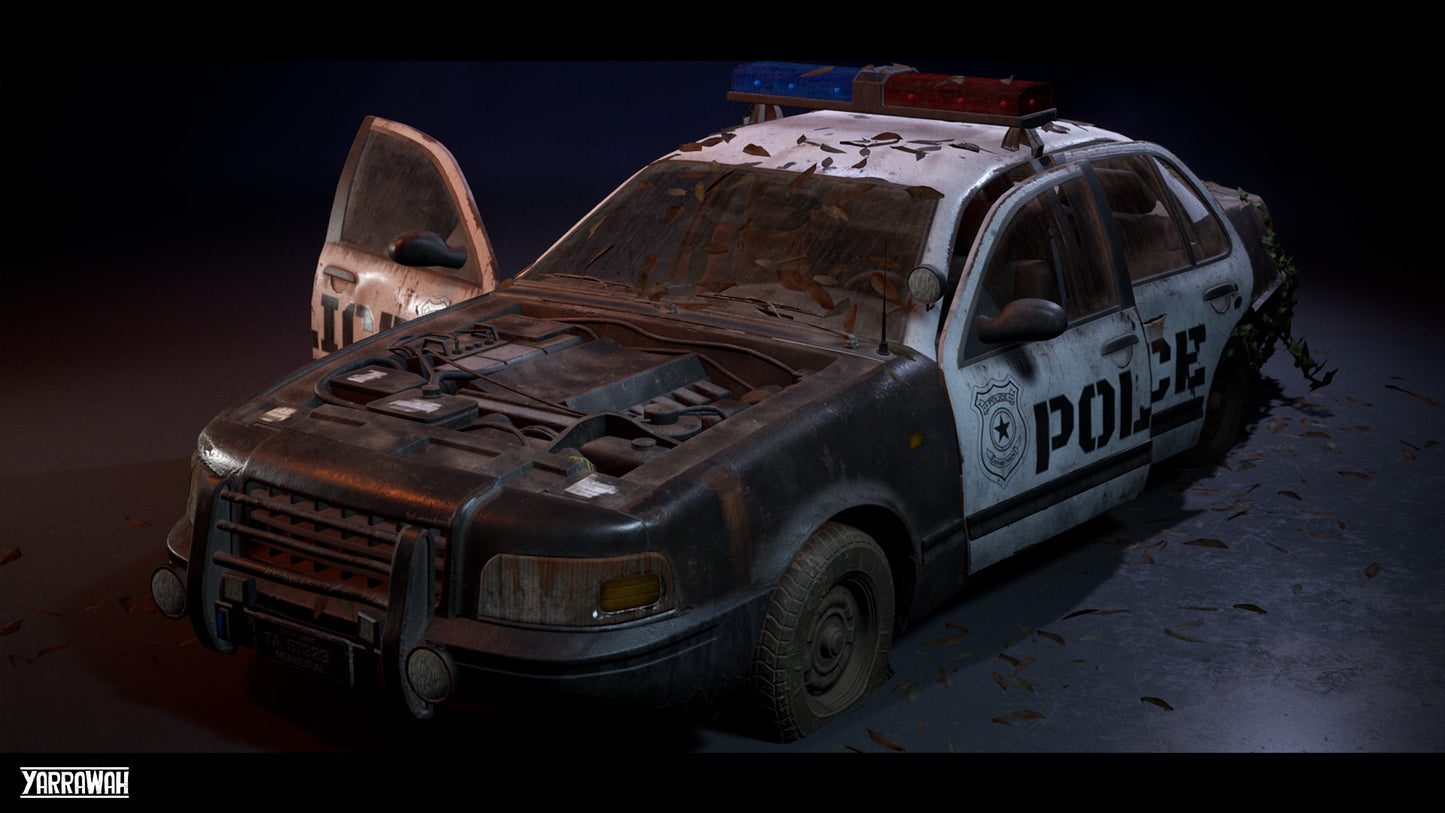 Vehicles - Police Car - Premium - Drivable and Interactable