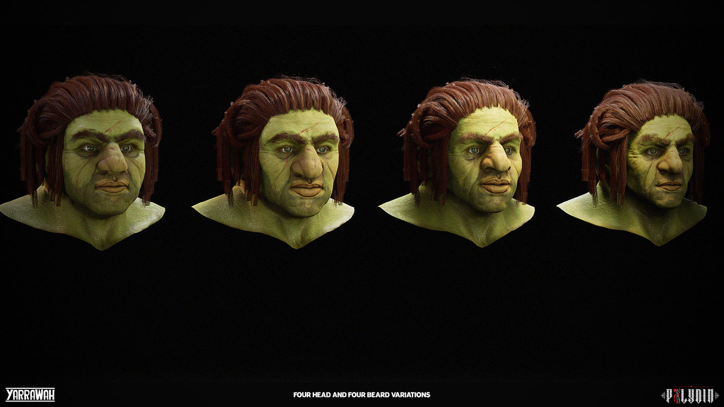 Druid - Male Dwarfs - Fantasy Dwarf Collection