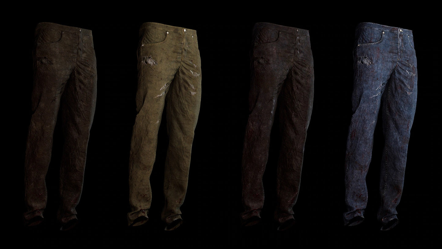 Zombie Collection - Starved Male/Female Twin-Pack