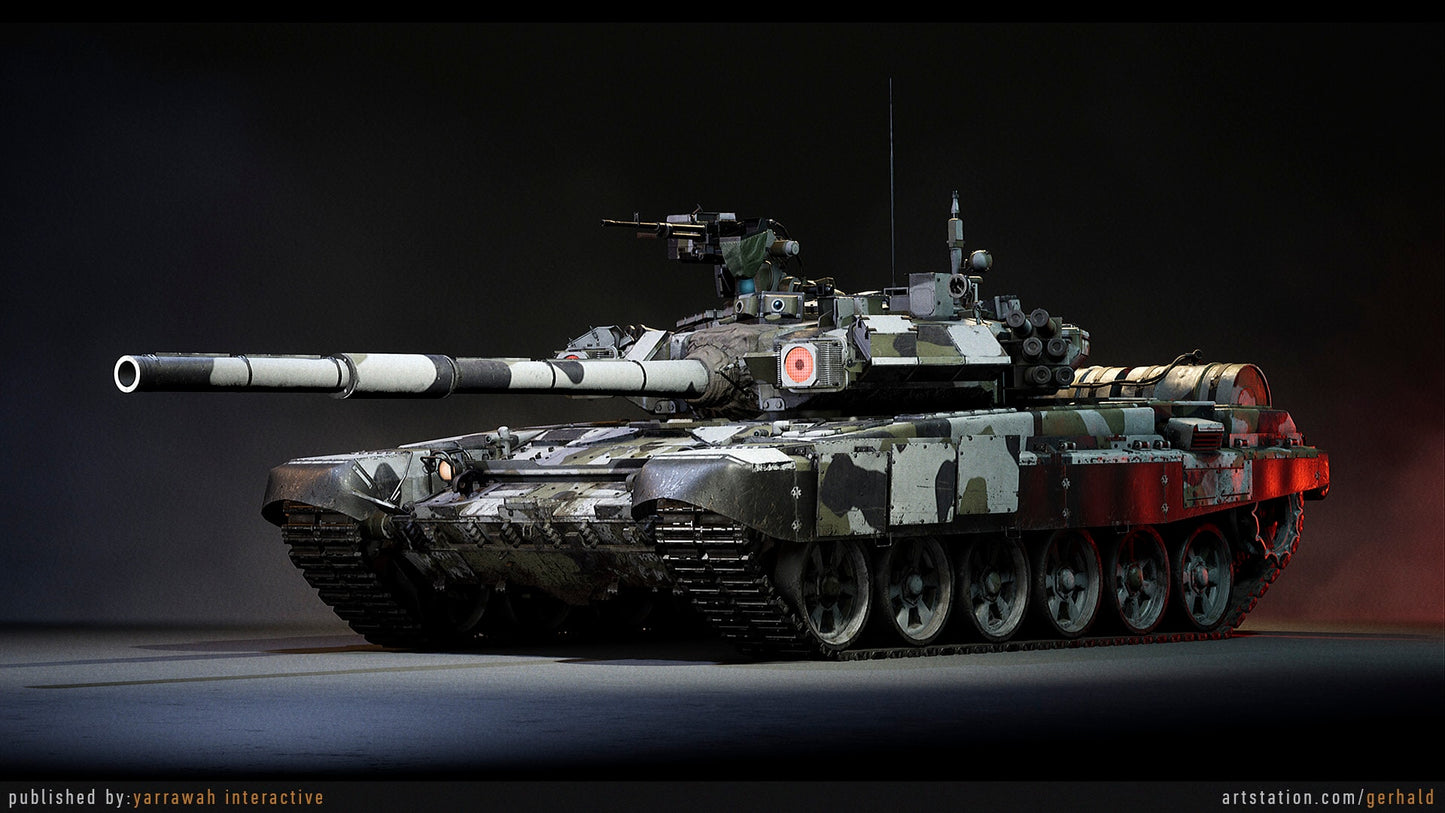 T-90 Battle Tank - Advanced Tank Blueprint