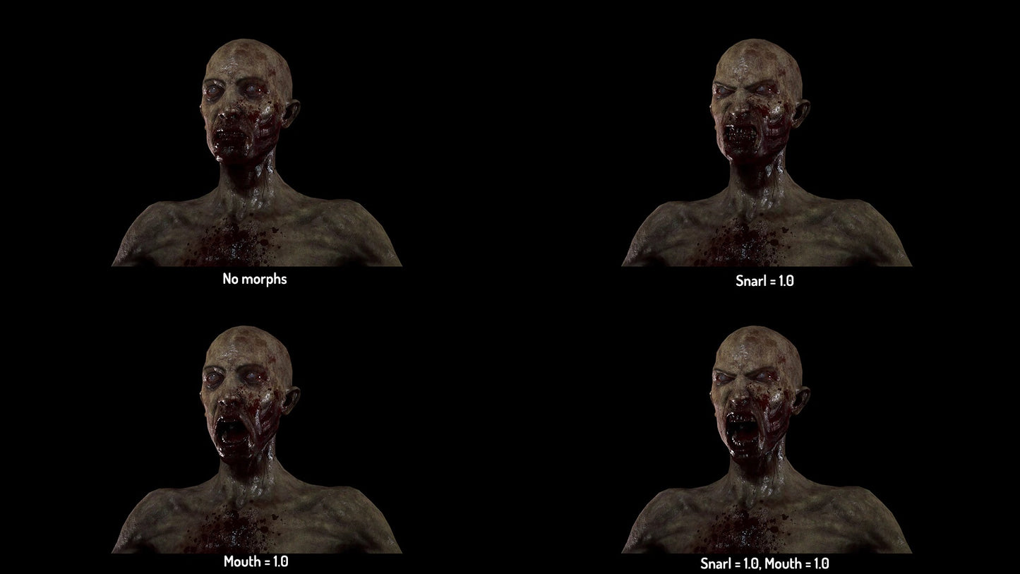 Zombie Collection - Starved Male/Female Twin-Pack