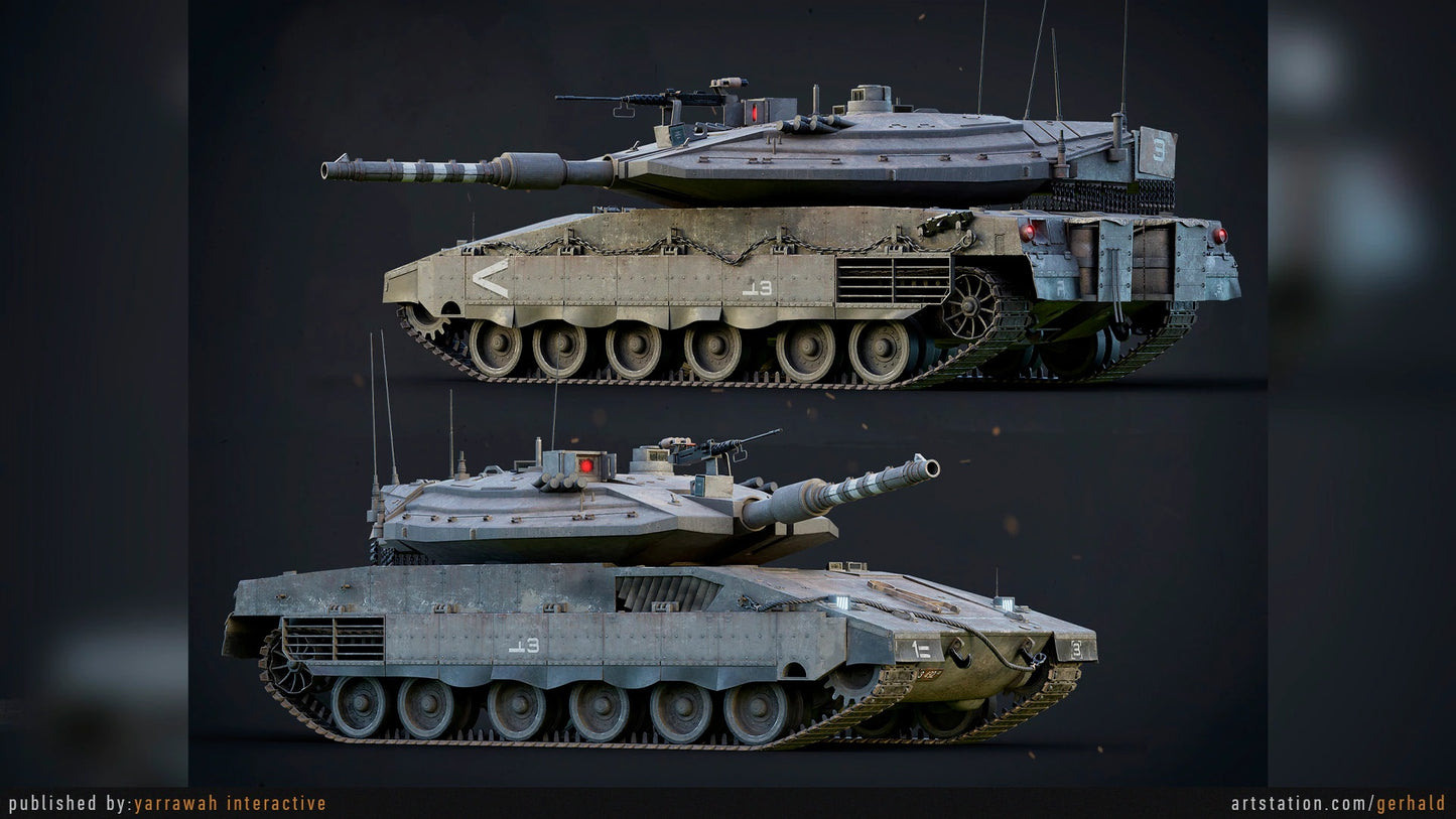 Merkava Mk. 4 - Advanced Tank Blueprint