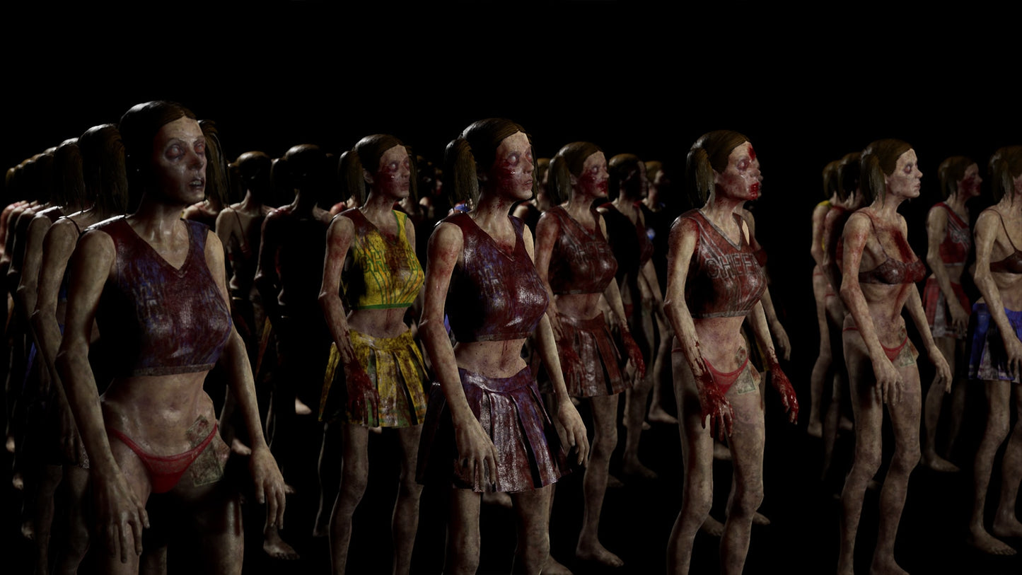 Zombie Collection - Starved Male/Female Twin-Pack
