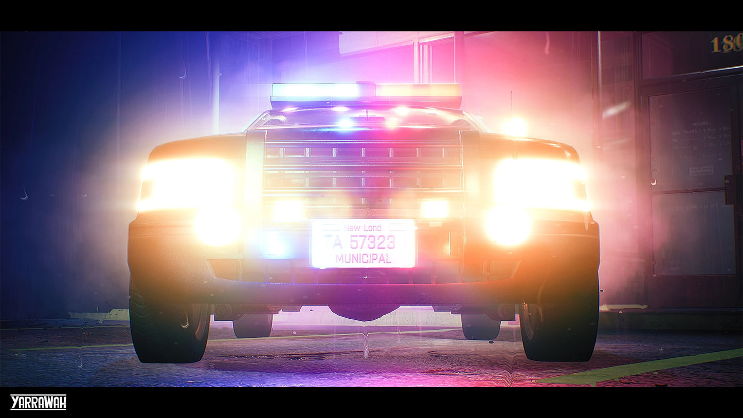 Vehicles - Police Car - Drivable