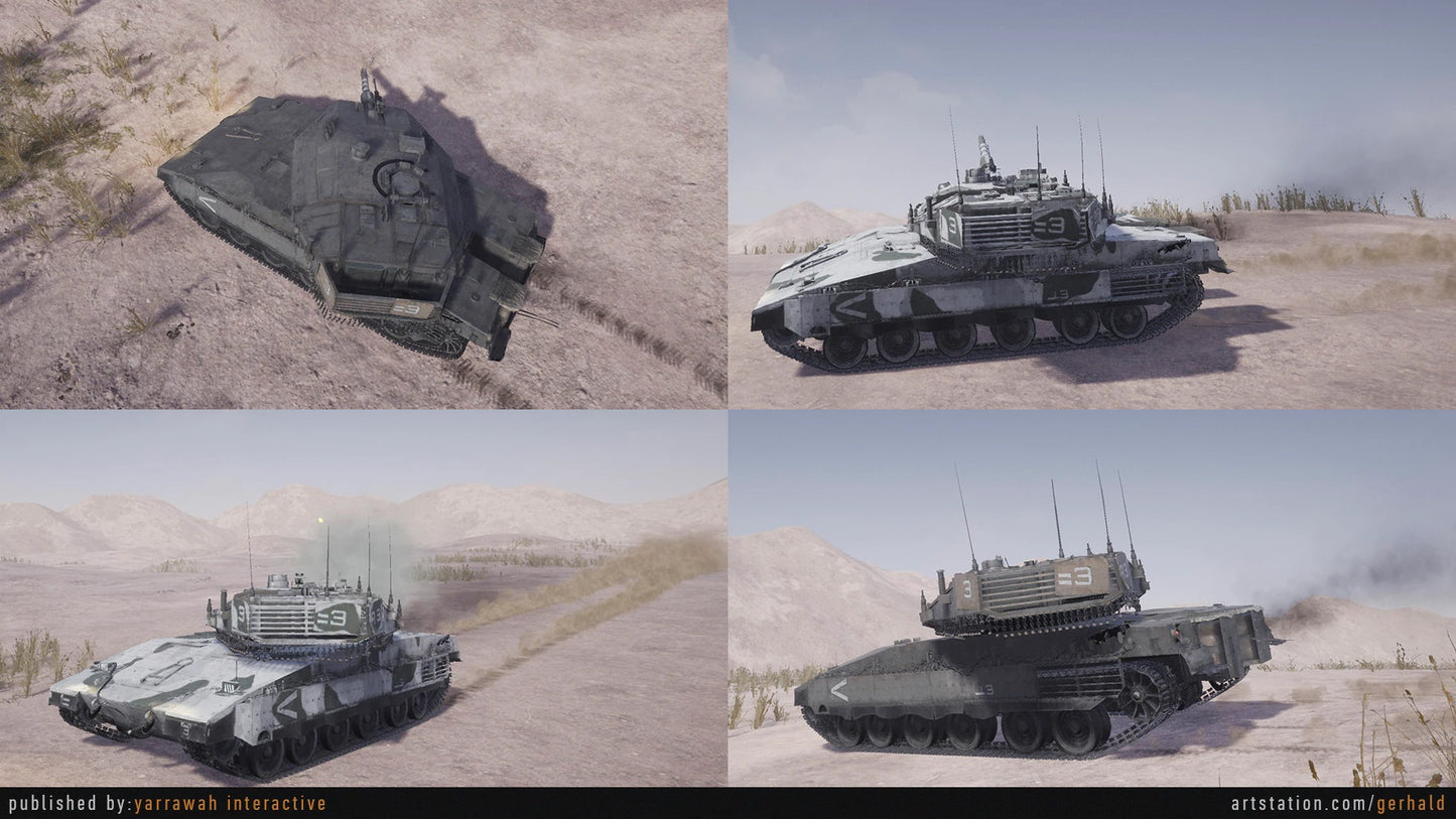 Merkava Mk. 4 - Advanced Tank Blueprint