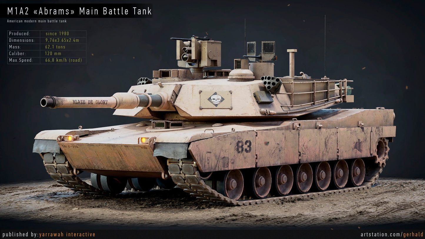 M1A2 Abrams - Advanced Tank Blueprint