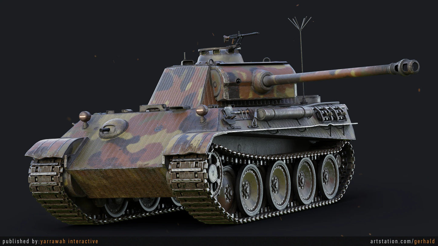 WW2 Tank - Panzer V - Advanced Tank Blueprint