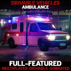 Vehicles - Ambulance - Drivable