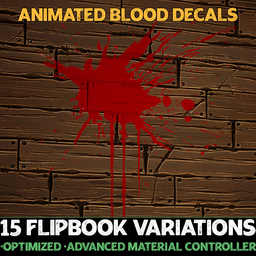 Effects - Stylized Animated Blood Decals
