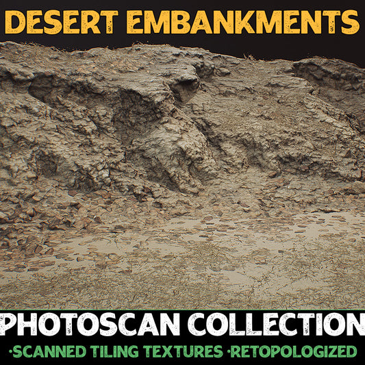 Desert Embankments - Photoscan Vol 4.