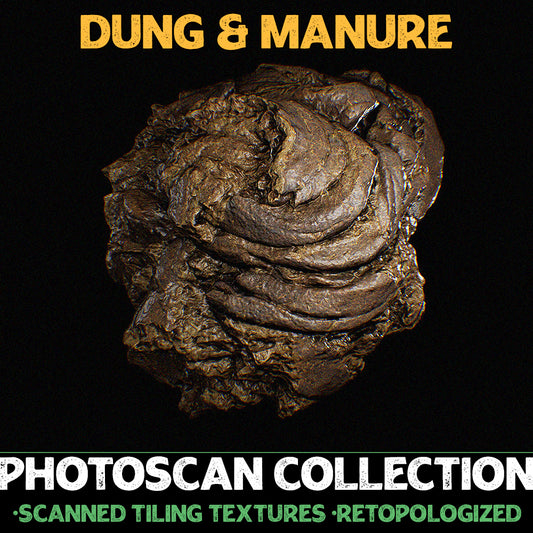 Animal Dung/Feces - Horse and Cow - Photoscan Vol 3.
