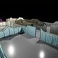 Props - Modular Suburban Metal Fence