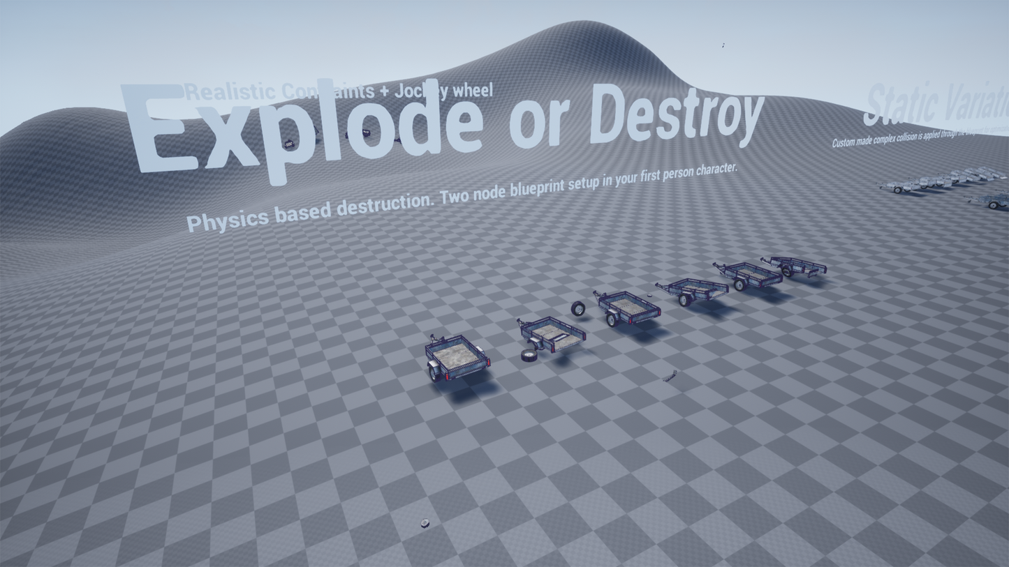 Vehicles - Destructible Trailer
