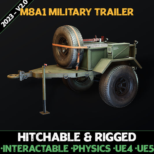 Military Trailer - M8A1