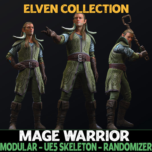 Mage - Male Elf - Fantasy Elves Collection