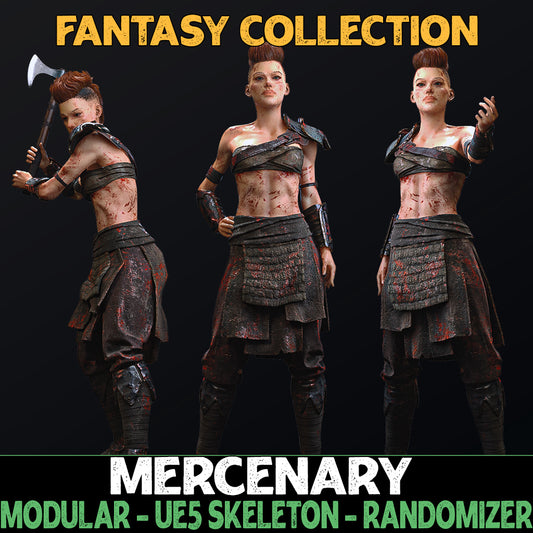 Modular Mercenary - Female Humans - Fantasy Collection