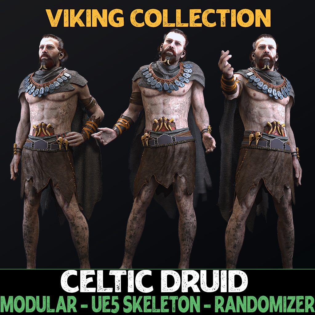 Celtic Druid - Male Vikings - Fantasy Collection