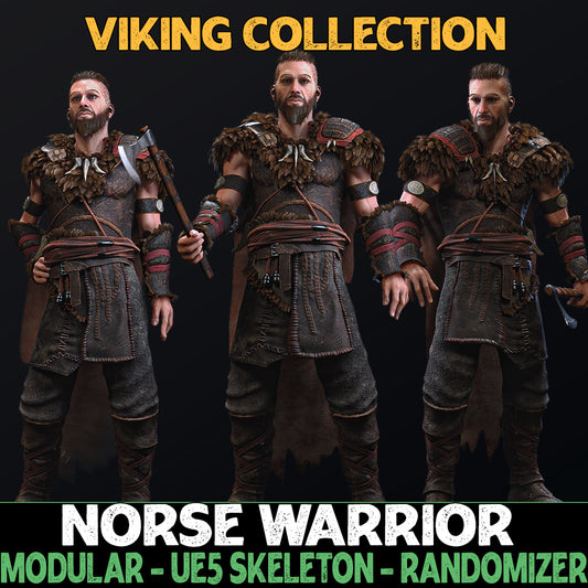 Norse Warrior - Male Vikings - Fantasy Collection