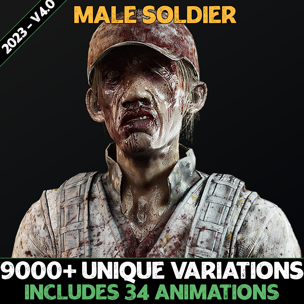 Zombie Collection - Army Male