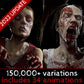Zombie Collection - Starved Male/Female Twin-Pack